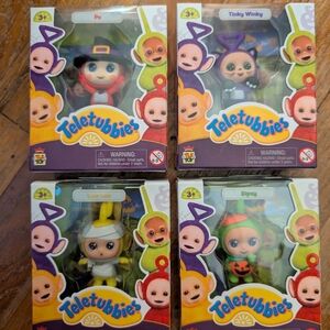 Teletubbie Halloween Figurines Complete Set 2.5"